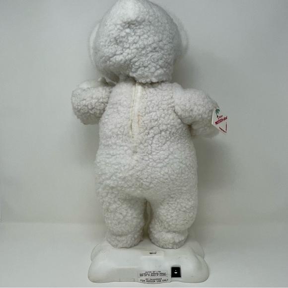 Vintage Telco Motion-ette blonde girl Blue Eyes in white snowsuit automatic move - Picture 8 of 11